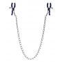 Stymulator- Squeeze N Please Nipple Chain Silver - 4