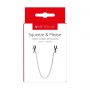 Stymulator- Squeeze N Please Nipple Chain Silver - 2