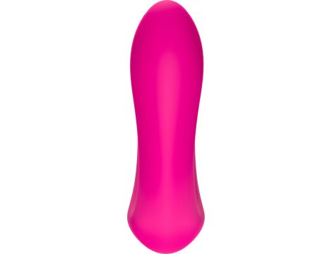 Stymulator silicone 2*9 vibration function Rose Red - 3