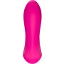 Stymulator silicone 2*9 vibration function Rose Red - 4