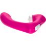 Stymulator silicone 2*9 vibration function Rose Red - 6