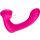 Stymulator silicone 2*9 vibration function Rose Red