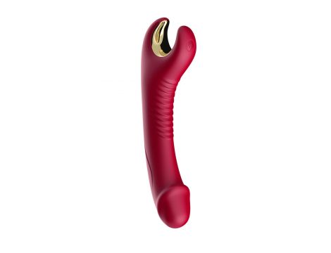Stymulator silicone 9 vibration function Red - 2