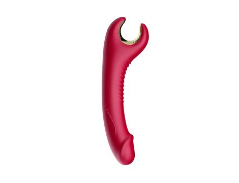 Stymulator silicone 9 vibration function Red - 6
