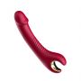 Stymulator silicone 9 vibration function Red - 2