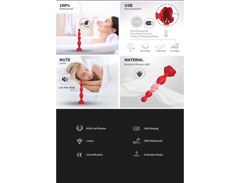 Rosestick Red, 9 vibration functions - 10