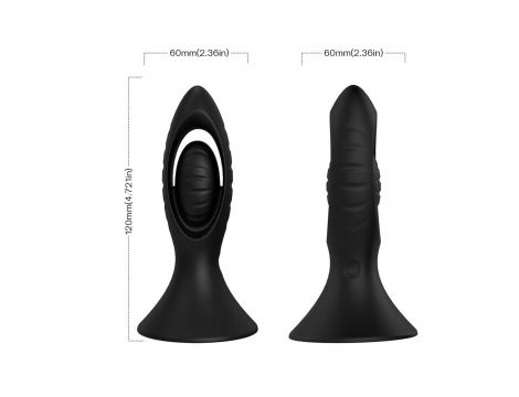 Watchman Black, 9 vibration functions, Remote control - 5