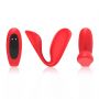 Wibrator Ultrasonic Wave silikonowy czerwony USB - 4