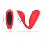 Wibrator Ultrasonic Wave silikonowy czerwony USB - 9