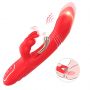 Wibrator króliczek czerwony trójpunktowy Crazy Horse USB 22 cm - 8