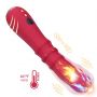 Wibrator punktu G Jackal czerwony z ruchami posuwistymi USB 22 cm - 6