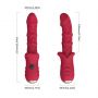Wibrator punktu G czerwony realistyczny 9 wibracji B Series Joy USB 22 cm - 3