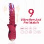 Wibrator punktu G czerwony realistyczny 9 wibracji B Series Joy USB 22 cm - 10