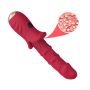 Wibrator punktu G czerwony realistyczny 9 wibracji B Series Joy USB 22 cm - 11