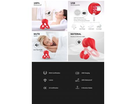Big Mouth Red 9 vibration function - 10