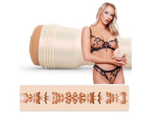 Realistyczny masturbator Fleshlight Emma Hix beżowy