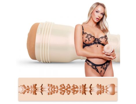 Realistyczny masturbator Fleshlight Emma Hix beżowy