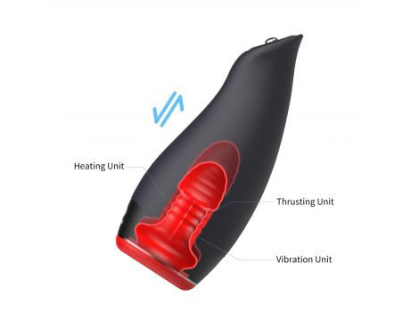 Masturbator Pleasure Engine z wibracją i podgrzewaniem Otouch - 11