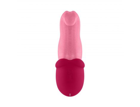 Wibrator Teazers Double Tongue różowy silikonowy ładowalny - 2