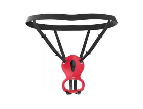 Teazers - Wearable Clitoral Stimulator Harness - Red - 2