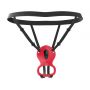 Teazers - Wearable Clitoral Stimulator Harness - Red - 3