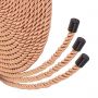 Luksusowy zestaw lin bondage Rosy Gold - 6