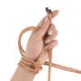 Luksusowy zestaw lin bondage Rosy Gold - 7
