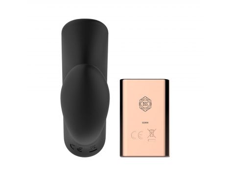 Wibrator do noszenia z etui ładującym Rosy Gold czarny - 5