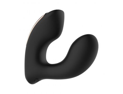 Wibrator do noszenia z etui ładującym Rosy Gold czarny - 8