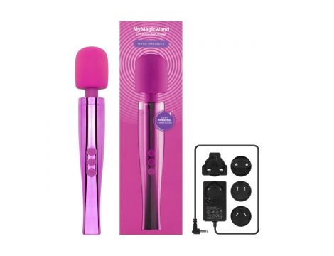 Masażer wand MyMagicWand różowy silikonowy wodoodporny - 12