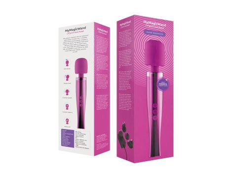 Masażer wand MyMagicWand różowy silikonowy wodoodporny - 10