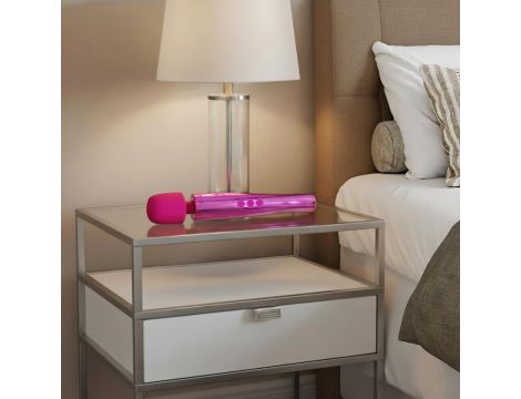 Masażer wand MyMagicWand różowy silikonowy wodoodporny - 11