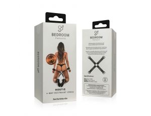 Krzyżak do krępowania Bedroom Fantasies hogtie czarny