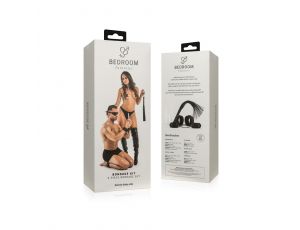 Zestaw bondage Bedroom Fantasies z kajdankami i świecami czarny