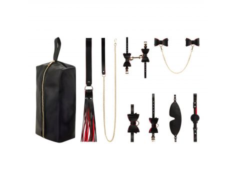 Zestaw BDSM luxury 8 elementów Bedroom Fantasies czarny - 4