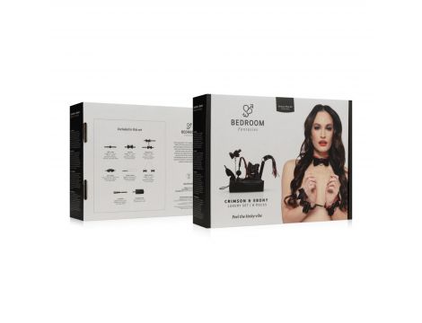 Zestaw BDSM luxury 8 elementów Bedroom Fantasies czarny - 10