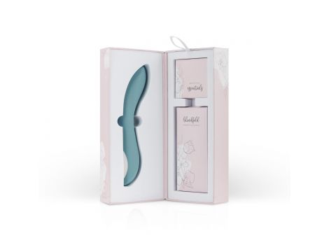 Wibrator punktu G Rose Bloom niebieski USB 20 cm - 8