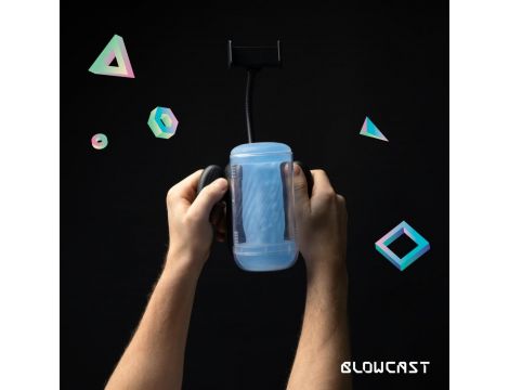 Masturbator automatyczny BLOWCAST Wingman Lite z wibracją USB - 8