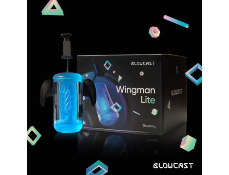 Masturbator automatyczny BLOWCAST Wingman Lite z wibracją USB - 15