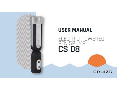 Pompka do penisa z funkcją ssania Cruizr CS08 USB - 7