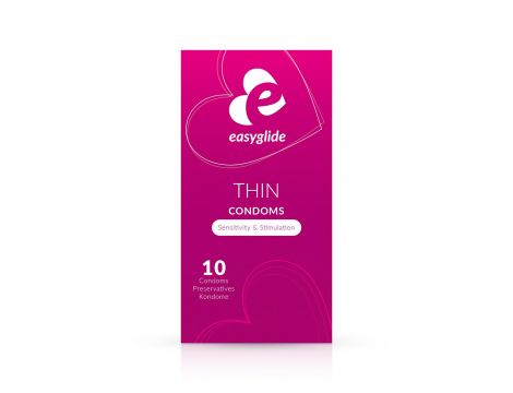 Prezerwatywy ultracienkie EasyGlide 10 sztuk - 2