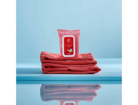 Chusteczki nawilżające EasyGlide z lubrykantem i olejami 25 sztuk - 3
