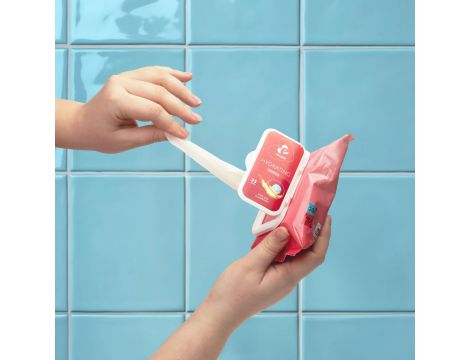 Chusteczki nawilżające EasyGlide z lubrykantem i olejami 25 sztuk - 4
