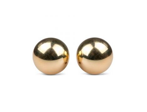 Gold ben wa balls - 25mm - 2