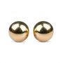 Gold ben wa balls - 25mm - 3