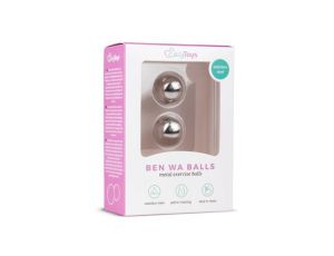 Kulki-Silver ben wa balls - 19mm
