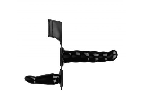 Zestaw strap-on wibrujący EasyToys Fetish Collection czarny - 2