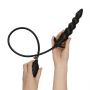 Pompowany korek analny EasyToys 20 cm czarny - 5