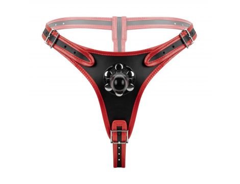 Uprząż strapon na trzy dildo EasyToys - 2