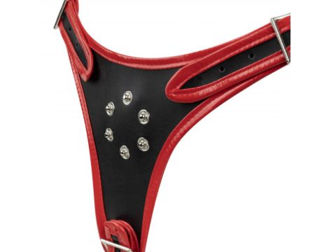 Uprząż strapon na trzy dildo EasyToys - 3